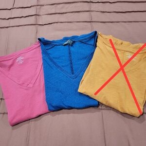 Tshirt Bundle Women's Medium V Neck JCrew Tommy Bahama